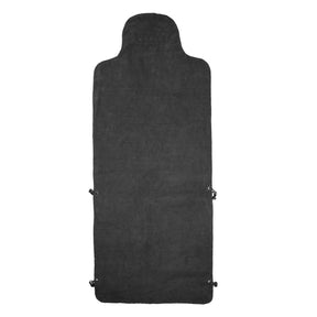 ION Seat Towel Waterproofed 2026, anthrazit, wasserabweisendes Material, Frontansicht