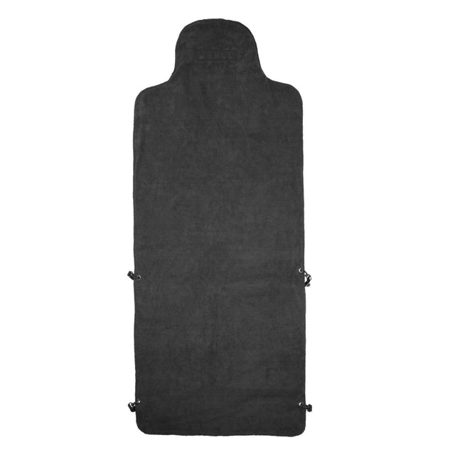 ION Seat Towel Waterproofed 2026, anthrazit, wasserabweisendes Material, Frontansicht