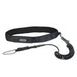 ION Hip Leash Wing/SUP 2024 schwarz Coiled Hüftgurt mit Spiralkabel und Handschlaufe