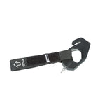 ION Kite Knife 2.0 Multitool schwarz mit Neopren-Handgelenkschlaufe, Seitenansicht