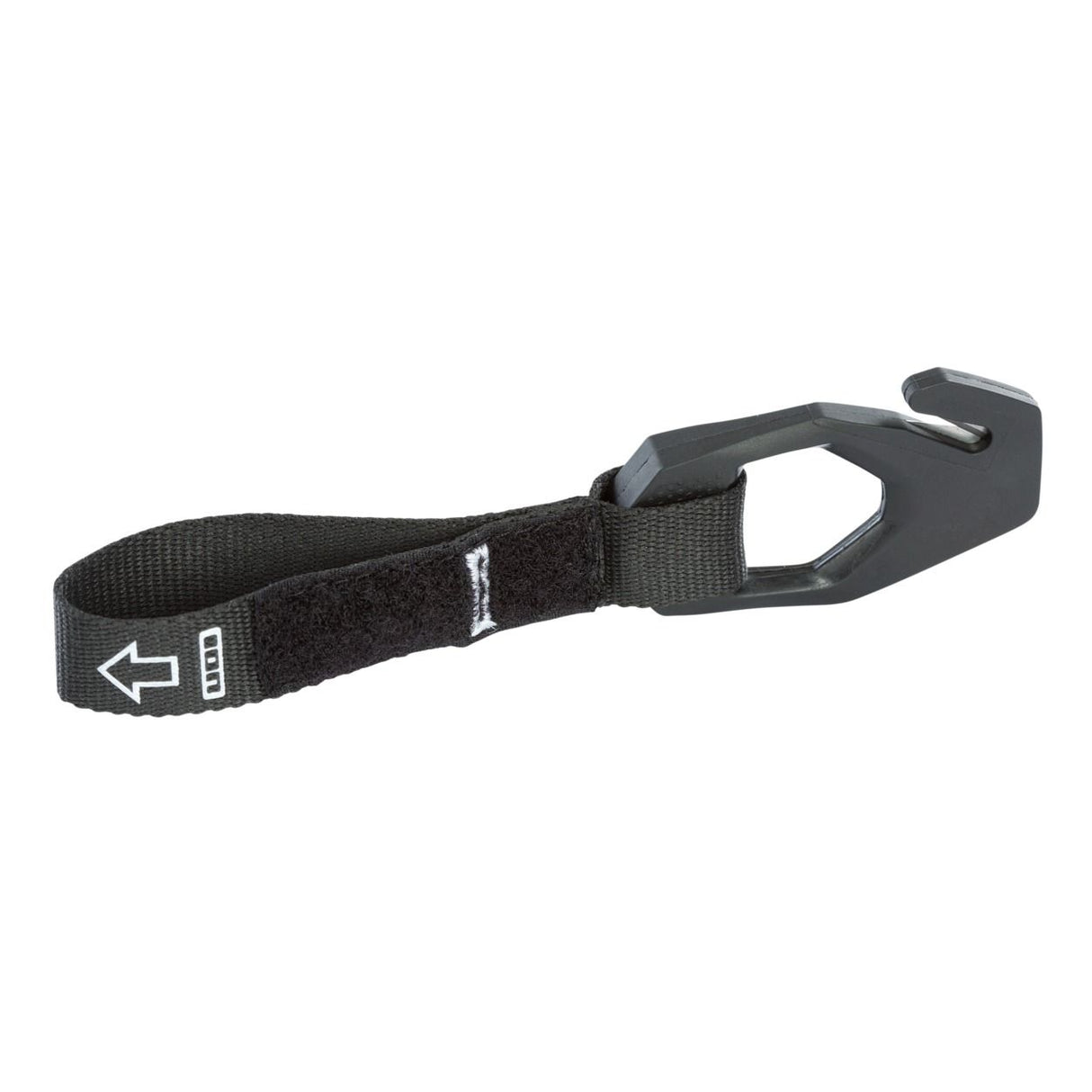 ION Kite Knife 2.0 Multitool schwarz mit Neopren-Handschlaufe, Seitenansicht
