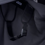 ION Collision Vest Element Side Zip 2026 schwarz mit Seitlichem Reißverschluss, Detailaufnahme des Verschlusses