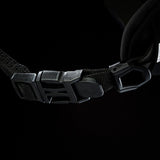 ION Collision Vest Element Side Zip 2026 schwarz mit Seitenverschluss, Detailansicht Gurt