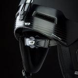 ION Collision Vest Element Side Zip 2026 schwarz, Seitenreißverschluss, Schutzweste Detailansicht mit Verschluss