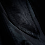 ION Collision Vest Element Side Zip 2026 schwarz, Detailaufnahme Netzstoff und Seitlichem Reißverschluss
