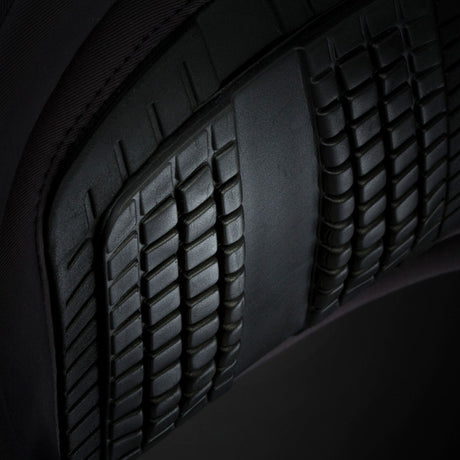 ION Collision Vest Element Side Zip 2026 schwarz mit Schutzpolsterung, Detailansicht der Prallschutzstruktur