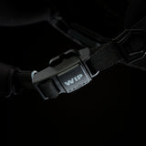 ION Collision Vest Element Side Zip 2026 schwarze Schutzweste mit Seitlichem Reißverschluss, Detailaufnahme des WIP-Verschlusses