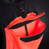 ION Collision Vest Element Side Zip 2026 Neoprenweste rot-schwarz mit Seitlichem Reißverschluss Detail