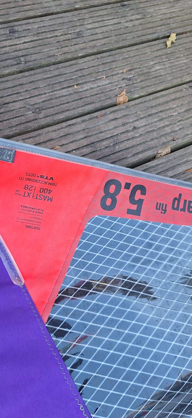 Duotone Sail Warp_Fin 5.8 2023 (used)