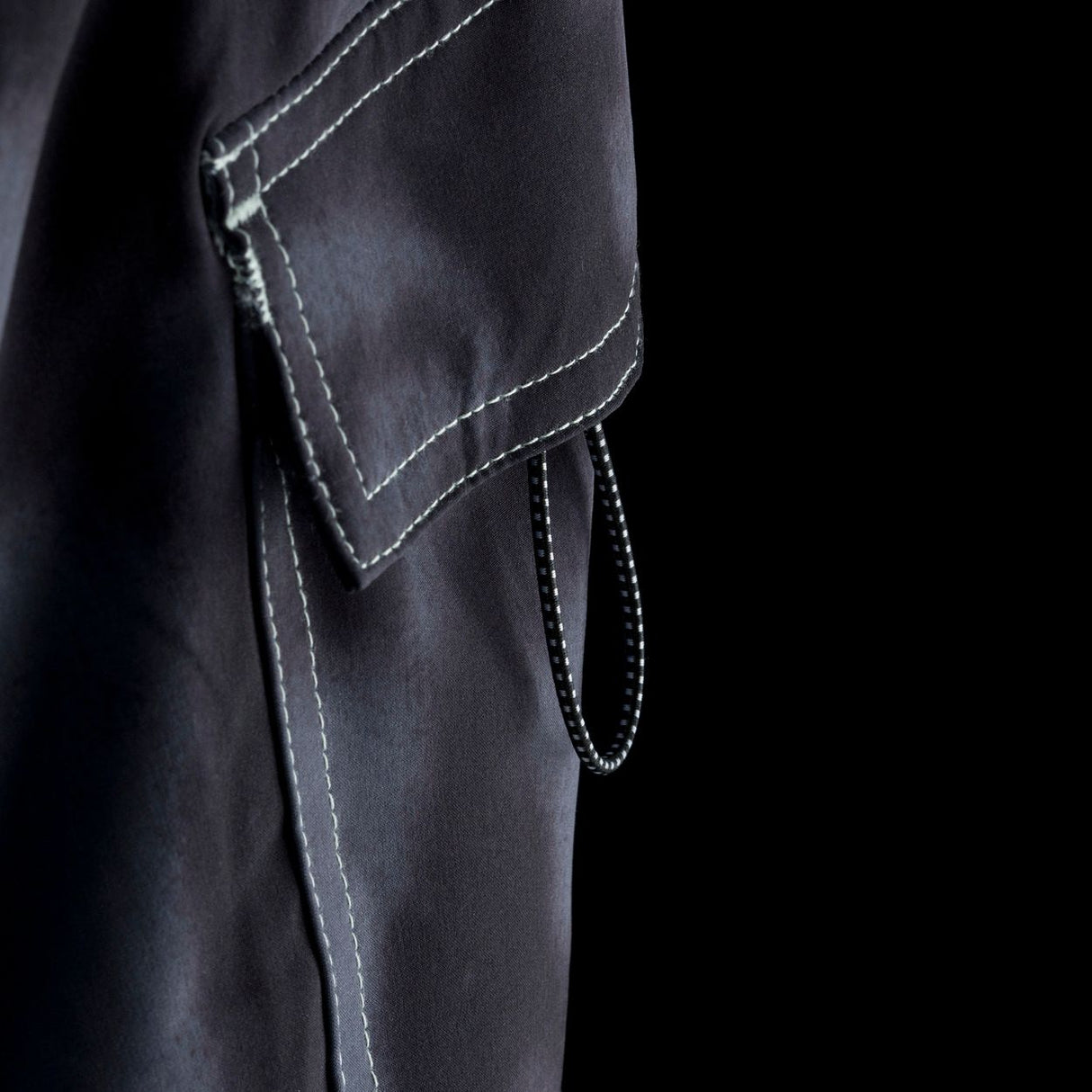 ION Collision Vest Element Side Zip 2026 schwarz mit Seitenverschluss und Kontrastnähten, Detailansicht