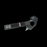 ION Collision Vest Element Side Zip 2026 Schwarz Prallschutzweste mit Seitlichem Reißverschluss Frontansicht