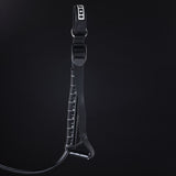 ION Collision Vest Element Side Zip 2026 in Schwarz, Seitenwerkzeug mit Gurtsystem und Reißverschluss, Produktansicht von vorne