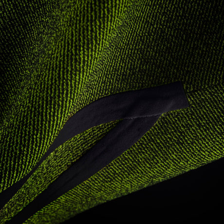 ION Collision Vest Element Side Zip 2026 in Schwarz-Grün mit Seitlichem Reißverschluss, Detailansicht des Materials