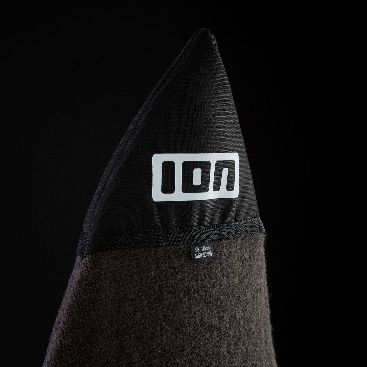 ION Collision Vest Element Side Zip 2026, schwarz-grau, Prallschutzweste mit Seitenreißverschluss, Detailaufnahme