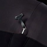 ION Vector Vest Element Side Zip 2026 in Schwarz mit Seitenverschluss, Detailaufnahme des Reißverschlusses