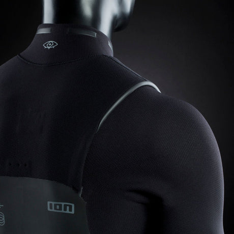 ION Collision Vest Element Side Zip 2026 schwarz mit Seitenreißverschluss, Rückenansicht