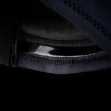 ION Collision Vest Element Side Zip 2026 schwarz, Detail der Seitenreißverschluss und Polsterung