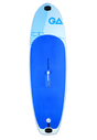 GA Start HD School Board 2026 Stand-Up Paddleboard in Blau und Weiß mit Griffmulden, Draufsicht