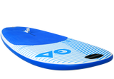 GA Start HD School Board 2026 Windsurfboard blau-weiß mit Tragegriff, Draufsicht