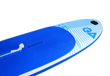 GA Start HD School Board 2026 Blau-weiß Wakeboard mit Finne, Draufsicht Detail