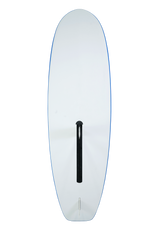 GA Start HD School Board 2026 Surfboard weiß mit blauem Rail Draufsicht