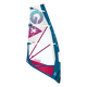GA-Sails 2026 Manic Windsegel mit weißem Tuch, blauem Mast und magenta-pinken Designelementen, Frontalansicht