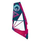 GA-Sails 2026 Manic-HD Windsegel in Pink, Petrol und Weiß, Frontansicht