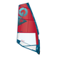 GA-Sails 2026 Pilot Windsegel in Rot und Blau mit Turquoise-Details, Frontalansicht
