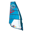 GA-Sails Cosmic 2026 Windsegel in Blau und Weiß mit roten Designelementen, Frontansicht