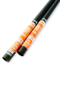 GA-Masts 2026 100 RDM Windsurf-Masten, schwarz mit orangem Etikett, Aluminium, 100cm RDM-Schacht, Diagonalansicht