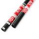 GA Masts 2026 70 RDM Windsurf-Mast, schwarzes Aluminium mit roten Beschriftungen, RDM-Verbindung, Diagonalansicht