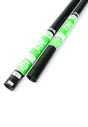 GA Masts 2026 50 RDM Windsurf-Mast schwarz mit grünen Beschriftungen, Diagonalansicht
