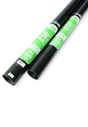 GA Masts 2026 50 SDM Windsurf-Mast schwarz mit grünem Label, Detailansicht von zwei Masten nebeneinander