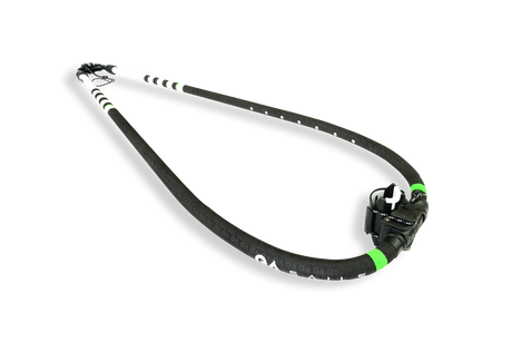 GA Booms Green Line Mono LTD MTE 2026 Kitebar schwarz-grün mit Griffen, Seitenansicht