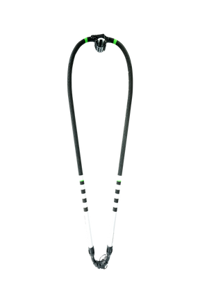 GA Booms Green Line Mono LTD MTE 2026 Gabelschaft schwarz-grün mit weißen Markierungen, Frontalansicht