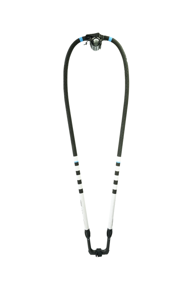GA Booms Hybrid Line Mono 2026 Gabelholm in Schwarz und Weiß mit Hybrid-Material, Frontalansicht