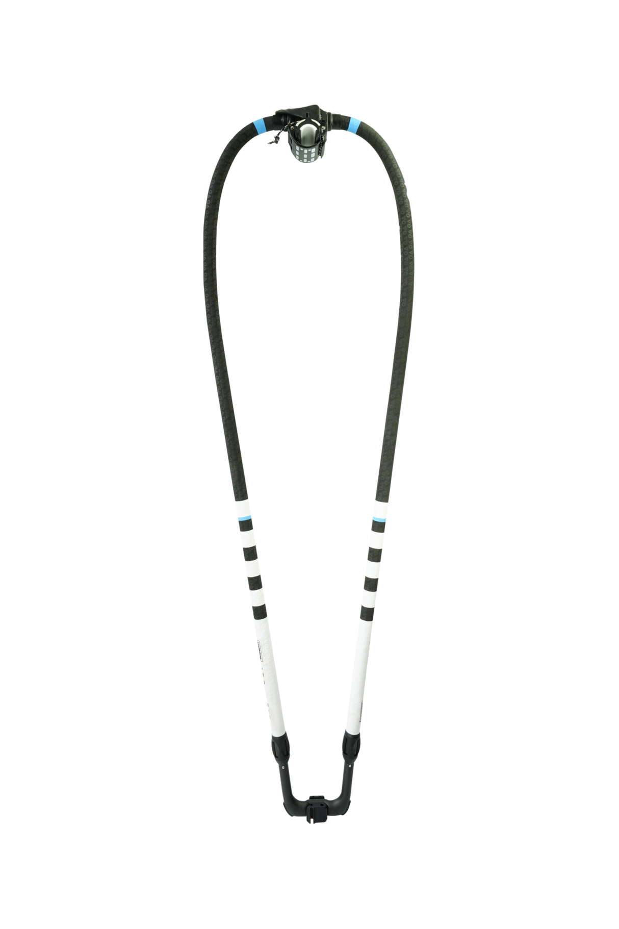 GA Booms Hybrid Line Mono 2026 Gabelholm Schwarz Weiß mit Hybrid Material und Verbindungsstück Frontalansicht