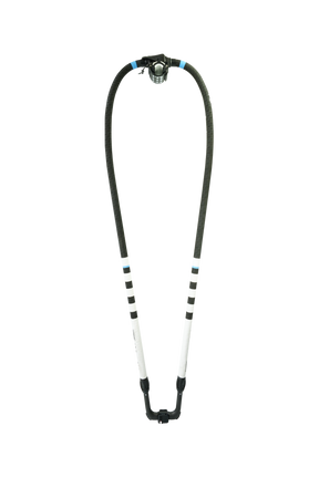 GA Booms Hybrid Line Mono 2026 Gabelholm Schwarz Weiß mit Hybrid Material und Verbindungsstück Frontalansicht