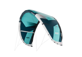 GA-Kites Spark 2026 Lenkdrachen, Türkis und Dunkelblau, Nylon, Frontalansicht mit Gestänge