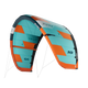 GA-Kites Pure 2026 Kitesegel türkis-orange mit Luftkammern und Verstärkungen, Frontansicht