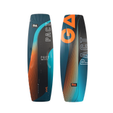 GA 2026 Kiteboard Pact Bd in Blau, Orange und Schwarz, beide Seiten sichtbar, mit Farbverlauf und Textilmuster