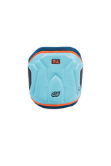 GA G5 PRO Waist Harness LTD 2026 in Hellblau mit dunkelblauen und orangefarbenen Akzenten, Frontalansicht