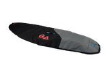 GA Windsurf Light Board Bag 2026, schwarz-grau, Transporttasche mit rotem GA-Logo, Seitenperspektive