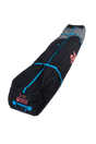 GA Quiver Bag mit Rollen 2026, schwarz mit blauen Elementen, Transporttasche mit Tragegriffen und Rollen, Seitenansicht