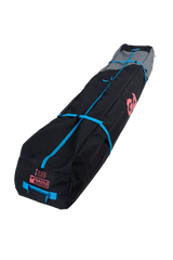GA Quiver Bag mit Rollen 2026, schwarz mit blauen Akzenten, Reisetasche mit Rädern, Seitenansicht