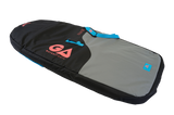GA 2026 Wing Board Bag Sidewall in Schwarz und Grau mit blauem Reißverschluss, Seitansicht