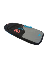 GA 2026 Wing Board Bag Sidewall, Schwarz-Grau mit blauen Akzenten, gepolsterte Schutztasche, Seitenansicht
