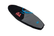 GA Wing DW Board Bag Sidewall 2026, grau-schwarz mit blauem Reißverschluss, Seitenperspektive