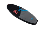 GA Wing DW Board Bag Sidewall 2026, grau-schwarz mit blauem Reißverschluss, Seitenperspektive