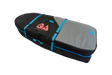 GA Wingfoil Travelbag 2026 Transporttasche schwarz grau mit blauen Riemen und Griffen Seitenansicht